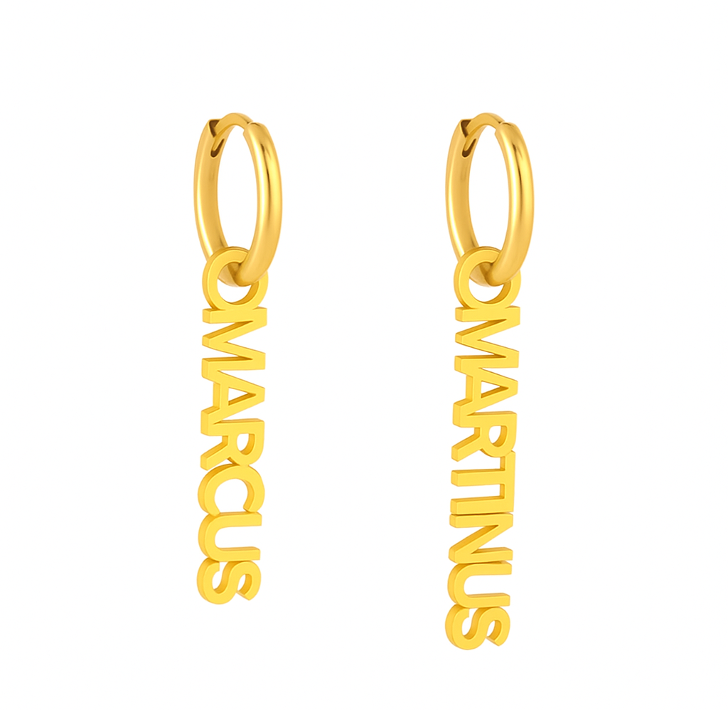 M&M earrings-Gold