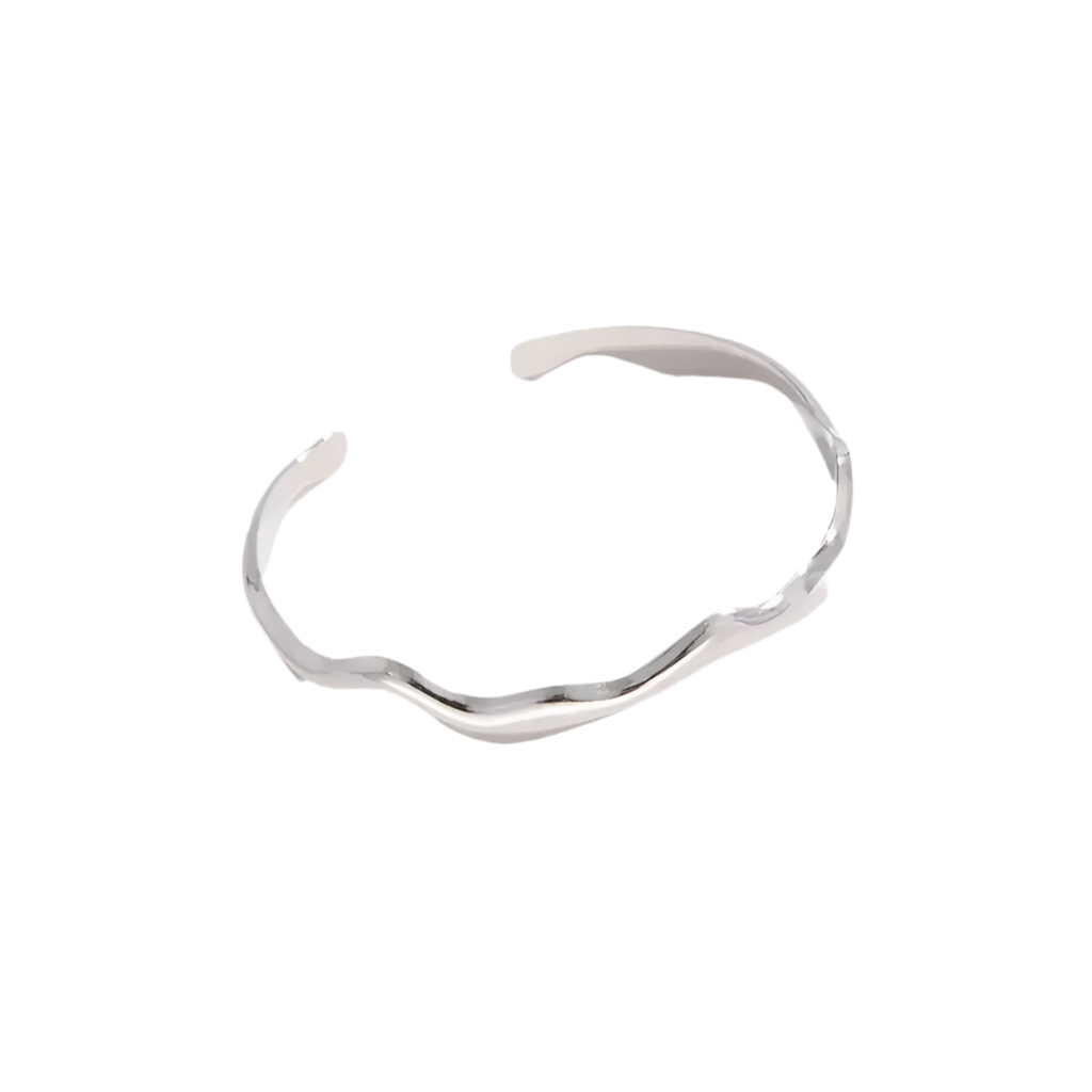 Wavy bracelet-Silver