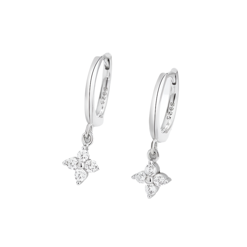 Flower earrings