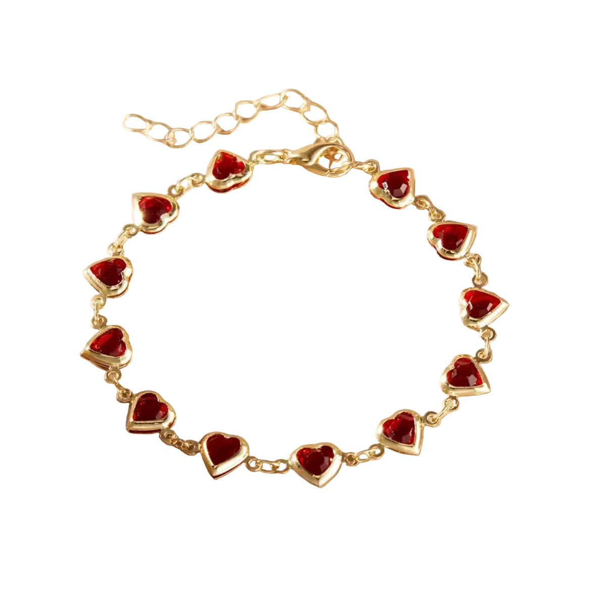 Velvet red bracelet