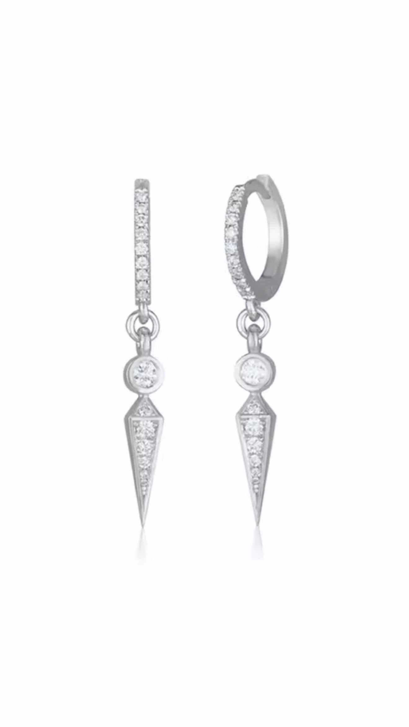 Adoore spike earrings-Silver