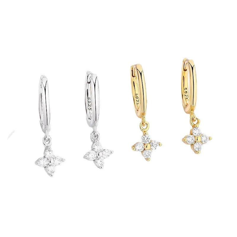 Flower earrings