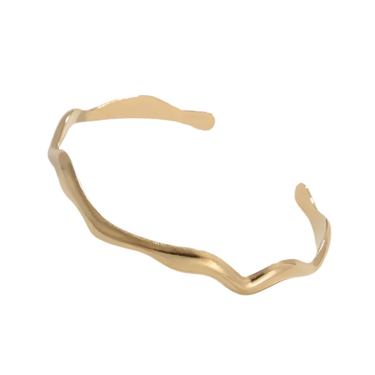 Wavy bracelet-Gold
