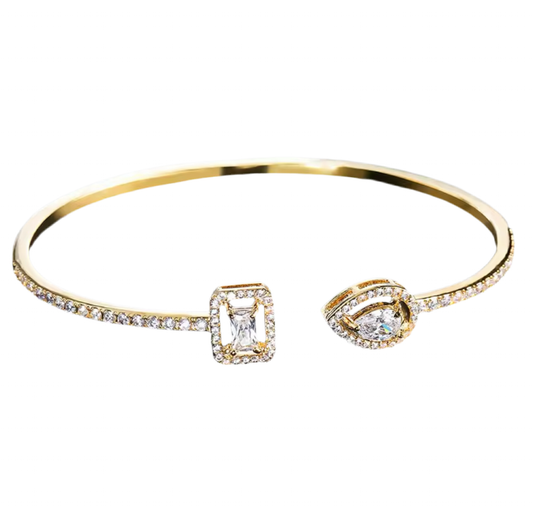 Cubic bracelet-Gold