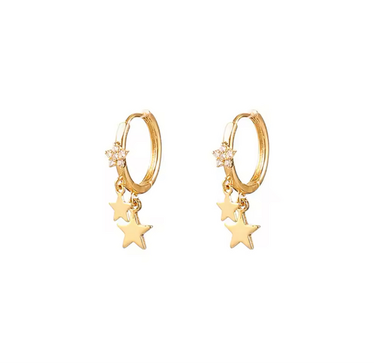 Star shine earrings