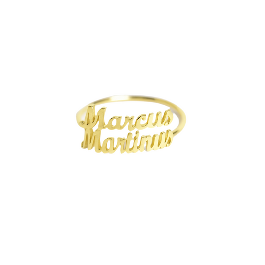 M&M ring-Gold