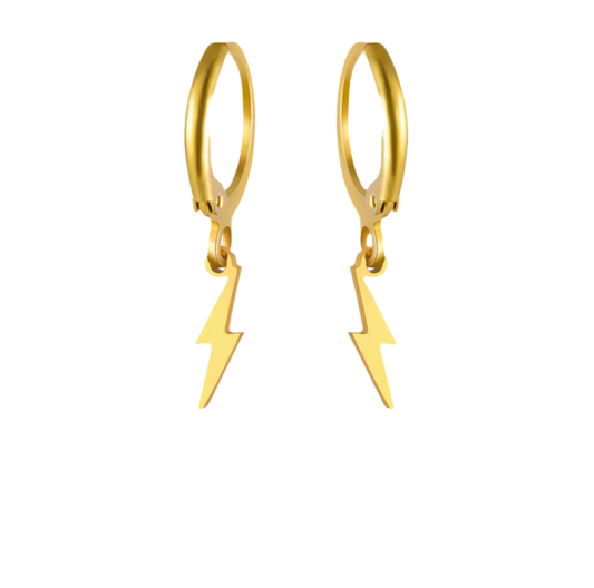 Flash earrings-Gold