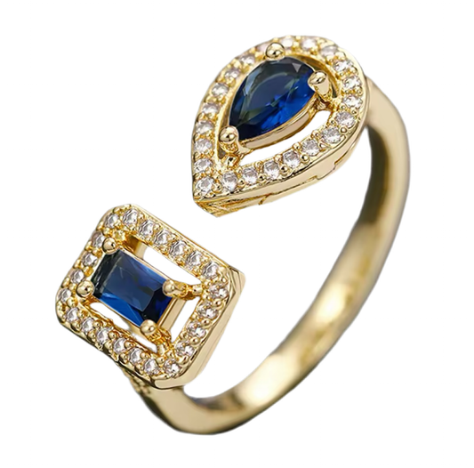 Cubic ring-Blue