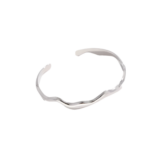 Wavy bracelet-Silver