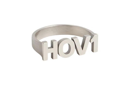 HOV1 ring-Silver