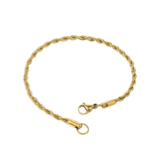 Infinity gold bracelet