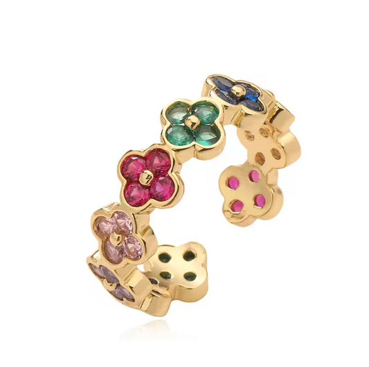 Fleur ring-Multi