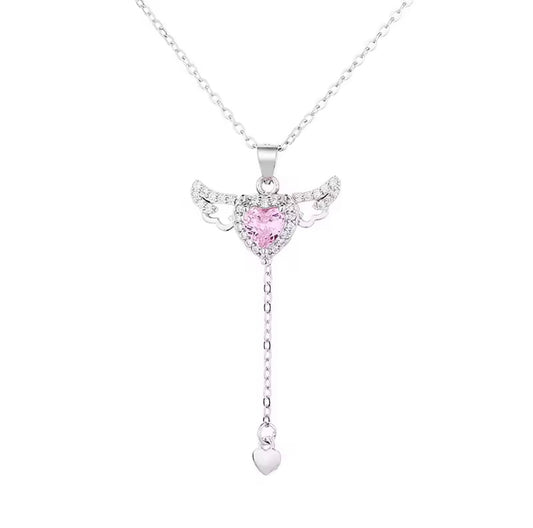 Angel necklace-Silver