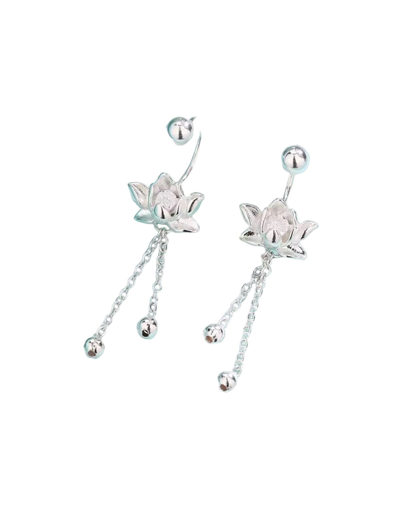 Lotus earrings