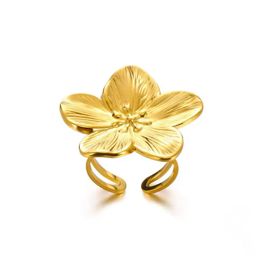 Flower ring-Gold