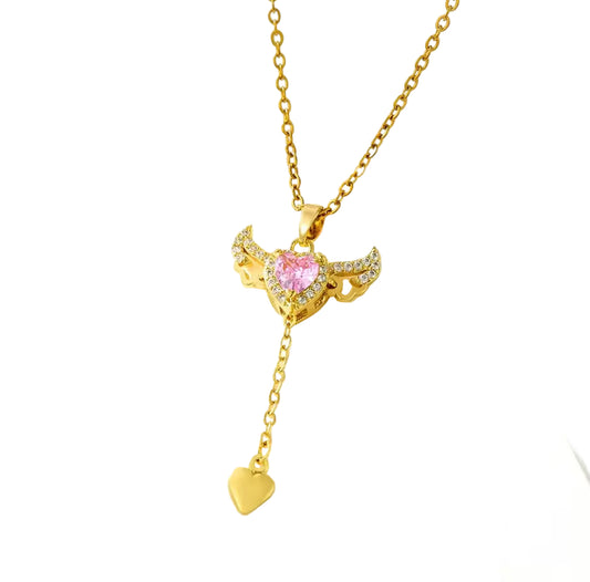 Angel necklace-Gold