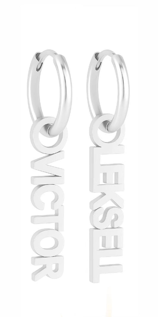 Victor Leksell earrings-Silver