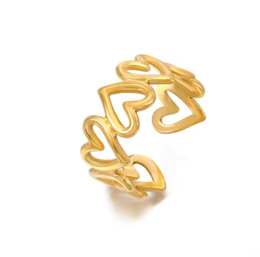 Heart ring-Gold